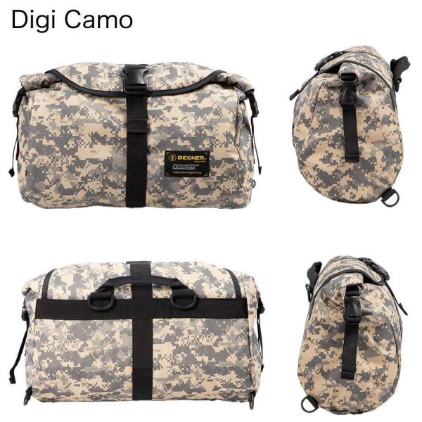 DEGNER デグナー 防水サイドバッグ カラー：デジカモ サイドバッグ 車体用バッグ・ケース