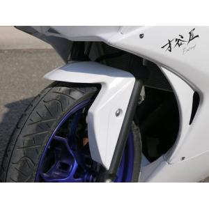 EIGHT(才谷屋) エイト(サイタニヤ) フロントフェンダー カラー：白ゲル仕上げ YZF-R25...