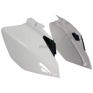 ZERO-G製WR250X WR250R サイドカバー 右 白 社外 中古 バイク 部品
