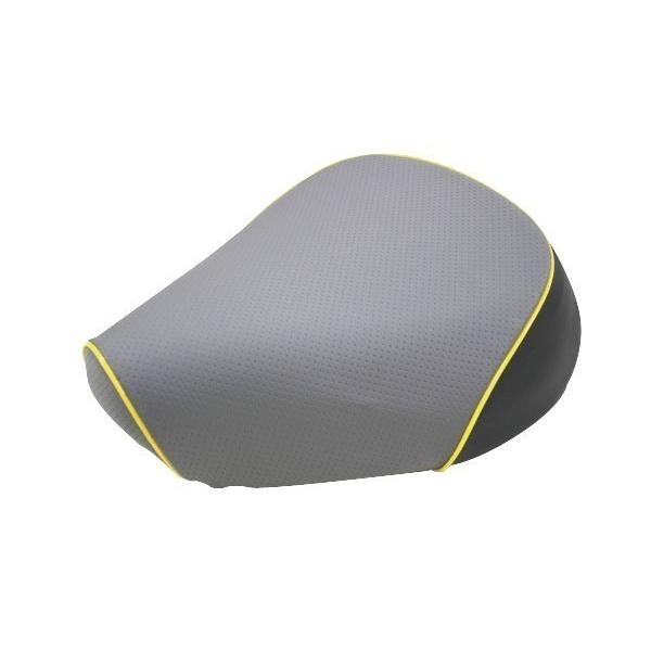 GRONDEMENT グロンドマン 国産シートカバー 張替タイプ カラー：エンボスグレー/黄色パイピ...