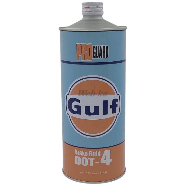 Gulf ガルフ ブレーキフルード DOT4 容量：1L ブレーキフルード・クラッチフルード ブレー...