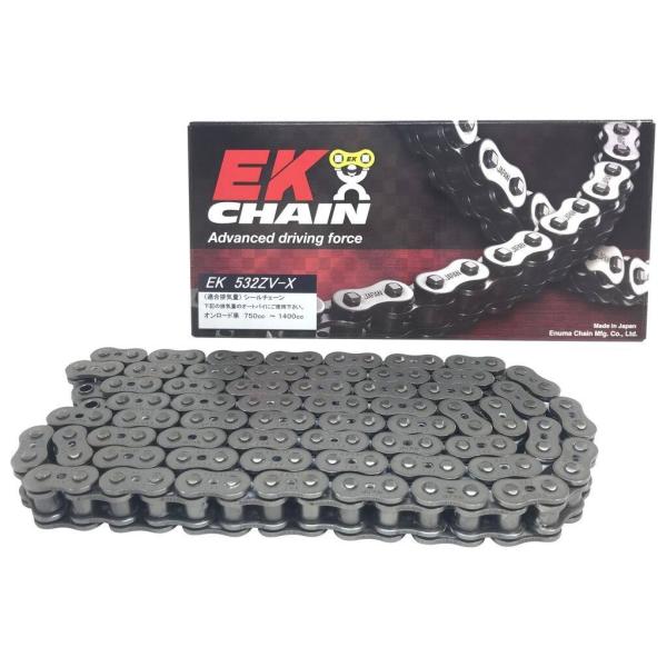 EKチェーン 江沼チェーン QXリングシールチェーン 532ZVX リンク数：90L KAWASAK...