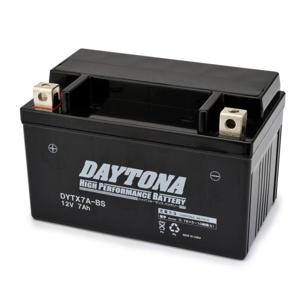 DAYTONA デイトナ ハイパフォーマンスバッテリー 液入り充電済 【DYTX7A-BS】 HON...