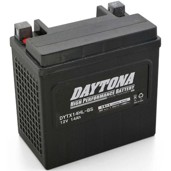 DAYTONA ハイパフォーマンスバッテリー 液入り充電済 【DYTX14HL-BS】 デイトナ