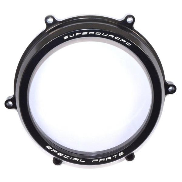 DUCABIKE (DBK) ドゥカバイク (ディービーケー) クリアークラッチカバー カラー：ブラ...