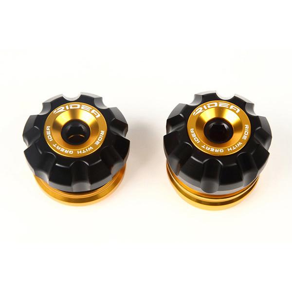 SPEEDRA スピードラ フロントアクスルスライダー カラー：ゴールド MT-09 TRACER ...