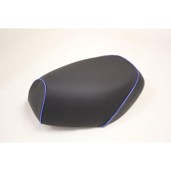 GRONDEMENT グロンドマン 国産シートカバー 被せタイプ カラー：エンボス(黒)/青パイピン...