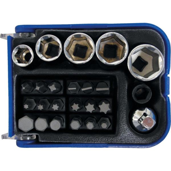 SIGNET シグネット 1／4inch (インチ) ヘックスビット&amp;1／4DRソケットセット (2...