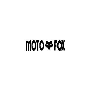 HollyEquip ホーリーエクイップ Moto-X Fox Die Cutデカール カラー：ブラック ステッカー・デカール 外装