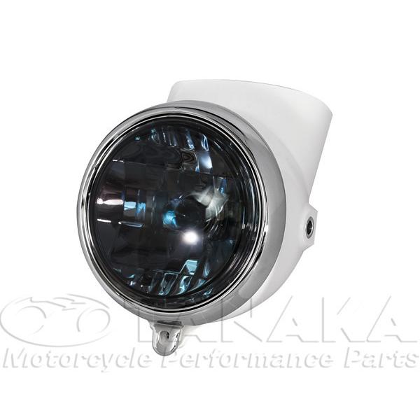 田中商会(TANAKA) タナカショウカイ ヘッドライト ライトケースカラー：ホワイト / レンズカ...