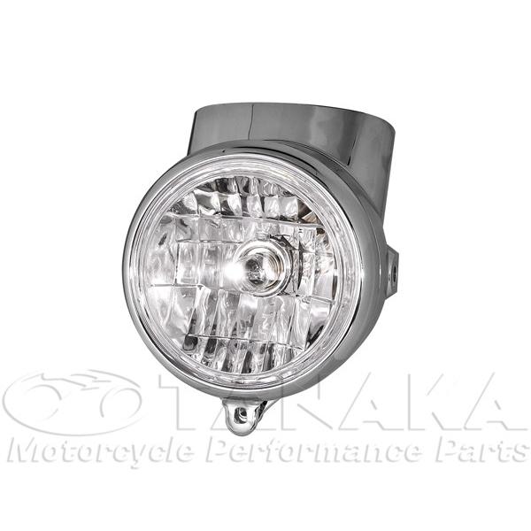 田中商会(TANAKA) タナカショウカイ ヘッドライト ライトケースカラー：メッキ / レンズカラ...