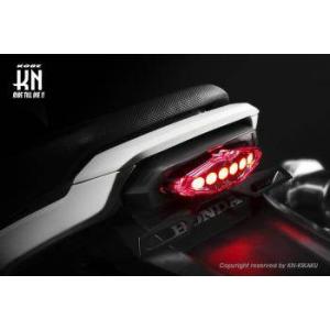 テール ホンダ（HONDA） オーバル LEDテールランプ クリアレンズ ブラック
