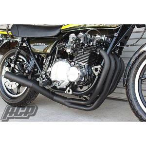 KZ1000用集合管マフラー KZ1000LTD用 集合管 【 ゼス管ショートマフラー 3D曲 】 : ミズノ