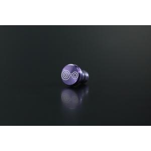GILD design ギルドデザイン デジモンイヤホンジャックカバー カラー：パープル／知識の紋章 その他グッズ バイク関連グッズ