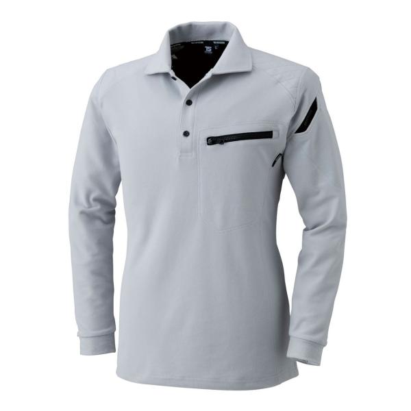 TSDESIGN ティーエスデザイン ワークニットロングポロシャツ サイズ：M その他作業着 アパレ...