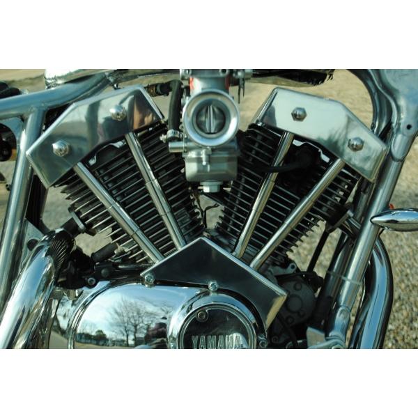 部品屋K&amp;W ダミープッシュロッドカバーキット ビラーゴ250(XV250) YAMAHA ヤマハ ...