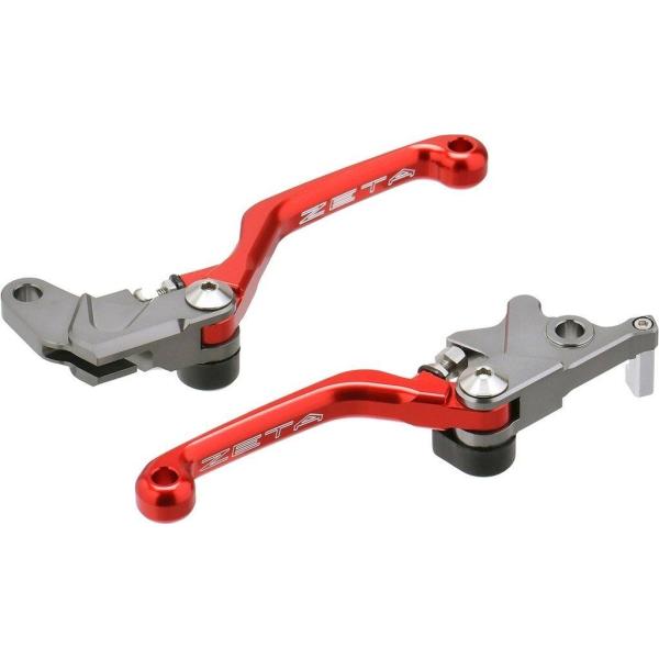 ZETA RACING ジータ レーシング ピボットレバーセット CP 3フィンガー 可倒式 カラー...