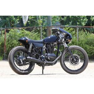 GOODS グッズ テーパードコーン スリップオンマフラー ブラック TAPERED CONE GOODS ESPECIALLY 250TR KAWASAKI カワサキ｜webike