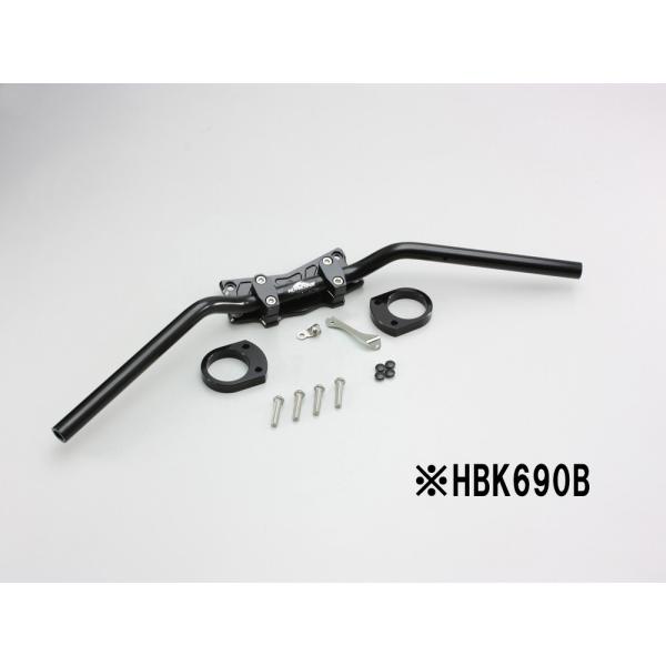 HURRICANE ハリケーン バーハンドルキット(バーハンドルブラケット式) カラー：ブラック Z...