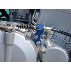 K&amp;T ケイアンドティー クラッチケーブルホルダー カラー：ブルー Ninja250SL KAWAS...