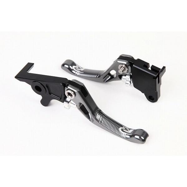 RIDEA リデア 3Dショートノブアジャストブレーキレバー 左右セット カラー：チタン YAMAH...