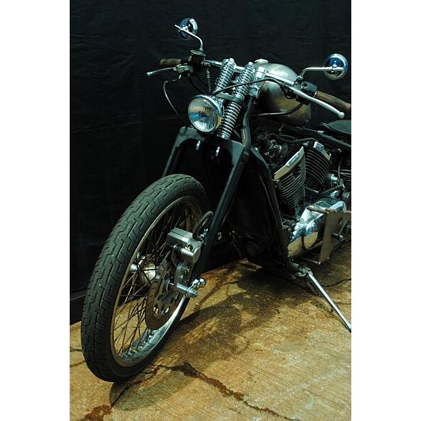 部品屋K&amp;W スプリンガーフォークキット カラー：クローム バルカン400 バルカン800 KAWA...