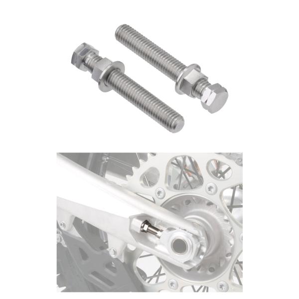 ZETA ジータ チタンチェーンアジャスターボルト／ナットセット(Z-チタン) HONDA ホンダ ...