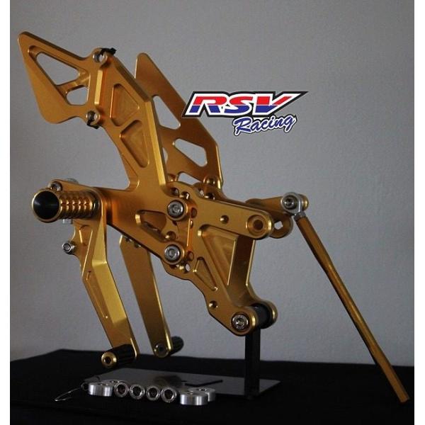 RSV racing アールエスブイレーシング Rearset adjustable YZF-R1 ...