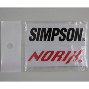 SIMPSON NORIX SIMPSON NORIX:シンプソンノリックス SIMPSON／NORIX 切り文字ステッカーセット｜ウェビック1号店