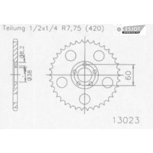 Esjot エスヨット スチール製スプロケット 丁数：14 ETON 40 IXL Pascal J...