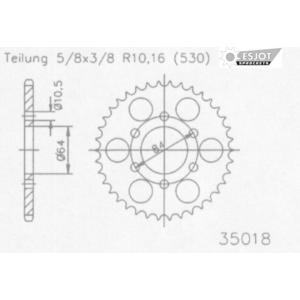 Esjot エスヨット スチール製スプロケット スポーツバージョン 丁数：14 CBR600 FT ...