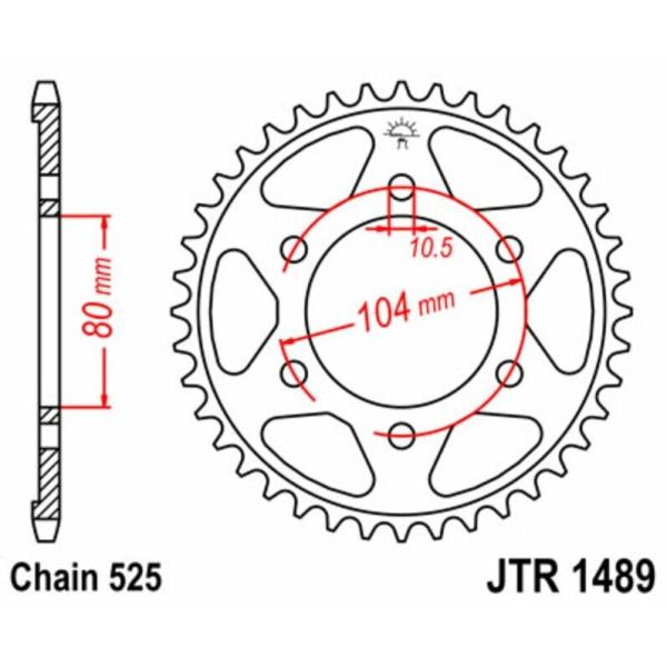 JT SPROCKETS JTスプロケット Steel Standard Rear Sprocket...