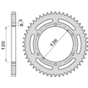 PBR ピービーアール スチール製スタンダードリヤスプロケット FZS 600 FAZER RD 3...