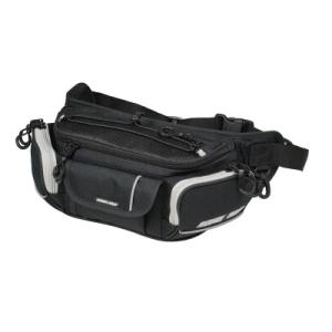 ROUGH＆ROAD ラフ＆ロード ラフウエストバッグ ワイド カラー：ブラック ウエストポーチ・ヒ...
