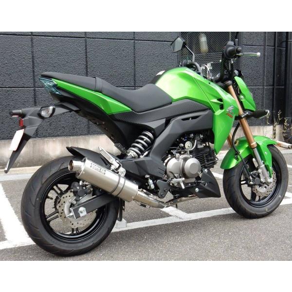 WR’S ダブルアールズ ショートオーバルタイプサイレンサー サイレンサータイプ：ソリッド Z125...