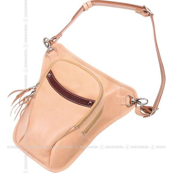 DEGNER デグナー レザーホルスターバッグ カラー：タン レッグバッグ・ホルスターバッグ バッグ