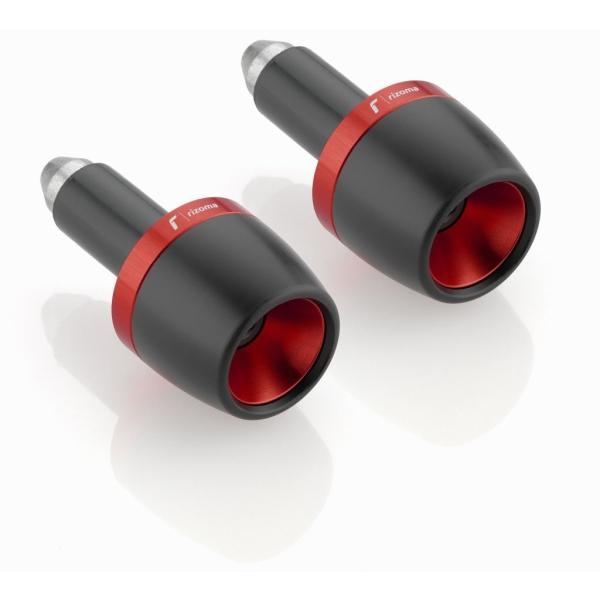 rizoma リゾマ HANDLEBAR CAPS カラー：レッド バーエンド ハンドル