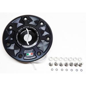 CNC アルミ タンクキャップ 7穴 ゴールド GPZ900R バリオス ZRX400