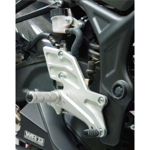 WR’S ダブルアールズ バトルステップ 1ポジションタイプ カラー：シルバー YZF-R3 YZF-R25 MT-03 MT-25 YAMAHA ヤマハ バックステップ ステップ 足回り