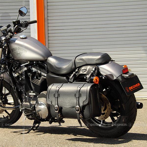 DEGNER デグナー シンセティックレザーサドルバッグ サイドバッグ 車体用バッグ・ケース