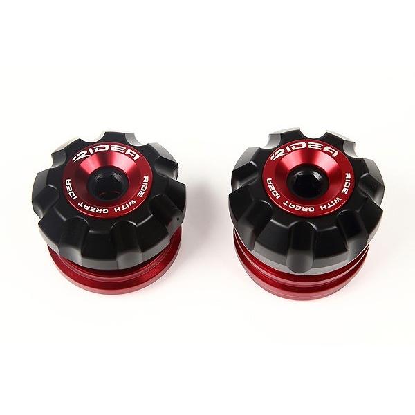 RIDEA リデア フロントアクスルスライダー カラー：レッド BWS(ビーウィズ) BWS125(...