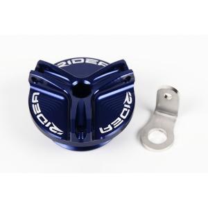 RIDEA リデア オイルフィラーキャップ カラー：ブルー KAWASAKI カワサキ フィラーキャ...