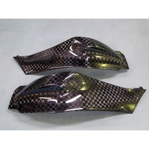 A-TECH エーテック タンクサイドカバー 素材：FRP／白(FW) ZX-10R KAWASAK...