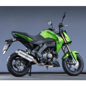 Z125pro　マフラー　OVER オーバーのZ125PRO用人気マフラー「TT-FormulaRSフルチタン」を交換実