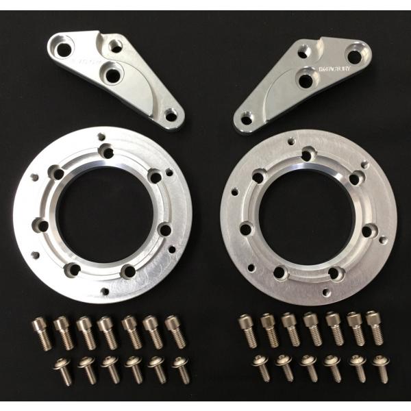 K-FACTORY ケイファクトリー Φ320用フロントキャリパーサポート&amp;ディスクスペーサーセット...