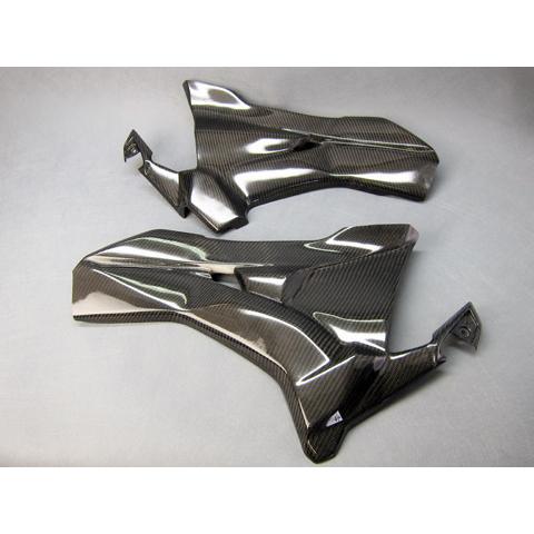 A-TECH エーテック フレームサイドカバー 素材：FRP／白(FW) Z125 プロ KAWAS...