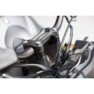 GSX-S1000GX 24〜 ハンドルバーライザー 30mmUP 21mmOffset シルバー