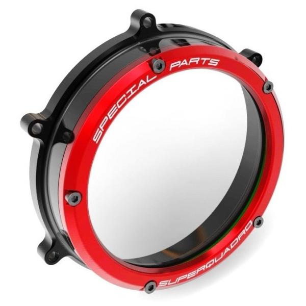 DUCABIKE (DBK) ドゥカバイク (ディービーケー) クリアークラッチカバー カラー：ブラ...