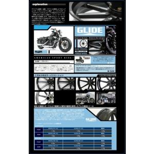 GLIDE グライド アルミ鍛造ホイール カラー：グロスブラック XL1200X フォーティーエイト...