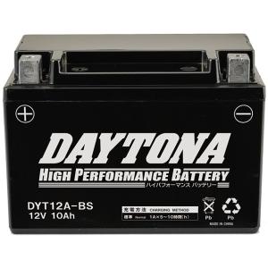 DAYTONA デイトナ ハイパフォーマンスバッテリー 液入り充電済 【DYT12A-BS】｜ウェビック1号店